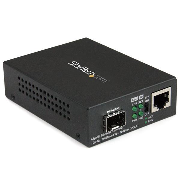 Fiber Media Converter SFP Slot TAA